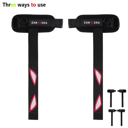 2pcs New 3-in-1 fitness aid combines a support belt, ankle strap, and wristband—a must-have for fitness training. The 3-in-1 des