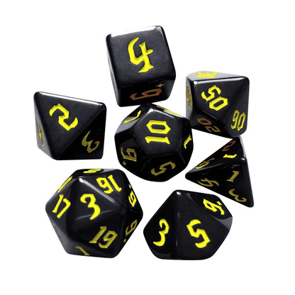 7Pcs/set  Electronic Luminous LED DND Dice Set Multiple Sided Dice for Adults Board Game Party Entertainment Toys