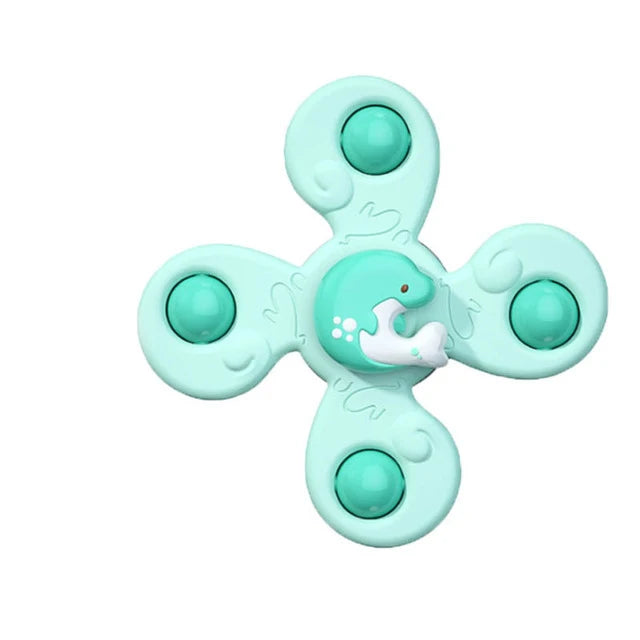 Catoon Bath Toys 6-12-18 Months Baby Toy Suction Cup Spinner Toys for Boys Girls 1 2 3 Years Sensory Toys for Toddler Kids Gift