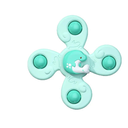 Catoon Bath Toys 6-12-18 Months Baby Toy Suction Cup Spinner Toys for Boys Girls 1 2 3 Years Sensory Toys for Toddler Kids Gift