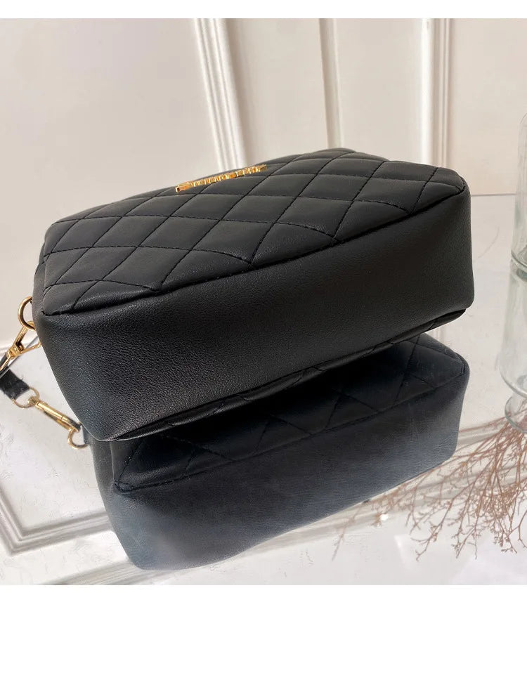 Tassel Small Messenger Bag For Women 2023 Trend Lingge Embroidery Camera Female Shoulder Bag Fashion Chain Ladies Crossbody Bags