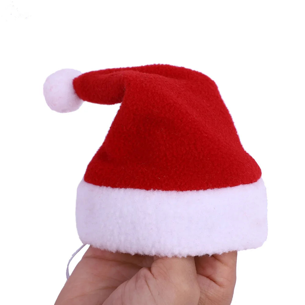 Pet Cat Dog Christmas Hat Cap Puppy Dog Accessories for Small Dogs Costume Dog Caps for Cats Costumes Pet Supplies 강아지 크리스마스