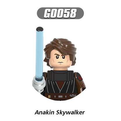 Jedi Temple Guard Building Blocks Count Dooku Mini Mace Windu Figurine Ahsoka Tano Bricks Qui-Gon jinn Figure Kids Toys G0108