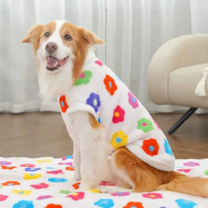 New XS-9XL Winter Puppy Clothes Cute Bear Pattern Dog Sweater Dog Vest Warm Fleece Pet Supplies Vest Pitbull New Year's Gift