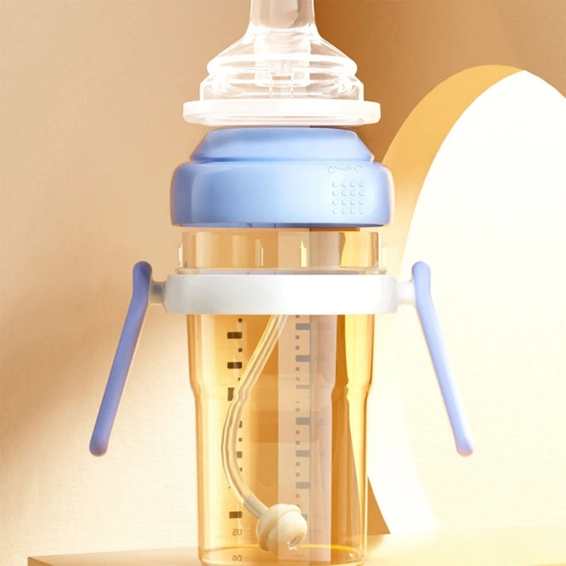 BPA Free Classic Newborn Bottle Grip Handle Compatible Silicone Handles for Hegen Bottle Size Baby Feeding Bottle Accessories