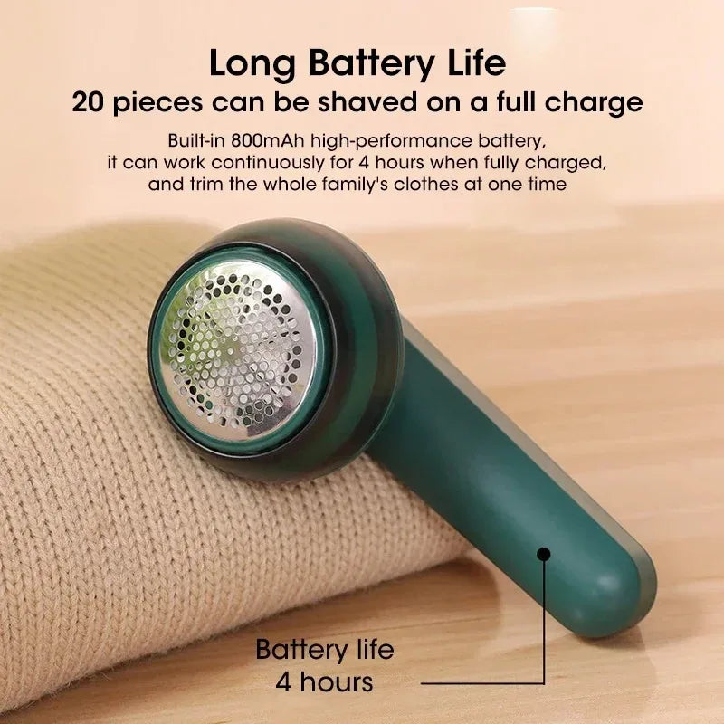 Electric Lint Remover Rechargeable for Clothing Fuzz Remover Sweater Shaver Coat Hair Ball Trimmer Plush Clothing Razor Remover