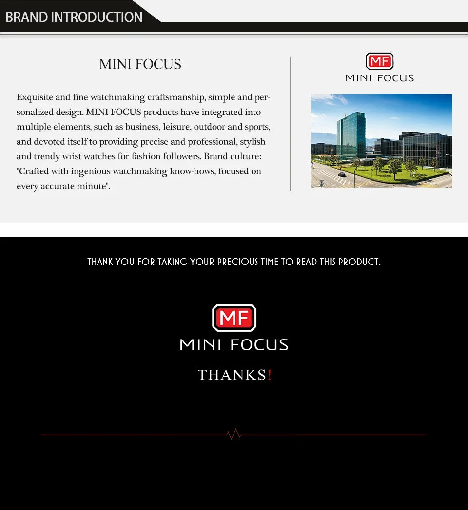 MINI FOCUS Multifunction Quartz Watches for Men Top Brand Luxury Silicone Sport WristWatch Man Clock Fashion Chronograph Watch