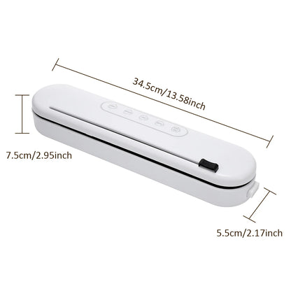 280/200mm 110/220V Heat Seal Machine Household Impulse Vacuum & Power Suction Food Meat Plastic Bag Sealer Kitchen Fruit Storage