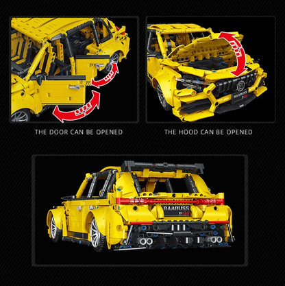 NEW Technical Speed Racing Car Model Building Blocks , MOC Assemble , Sports Car , Desktop Decor Collectible Gift for Car Lovers