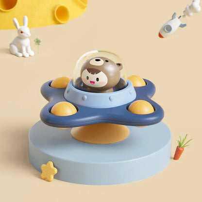 Catoon Bath Toys 6-12-18 Months Baby Toy Suction Cup Spinner Toys for Boys Girls 1 2 3 Years Sensory Toys for Toddler Kids Gift