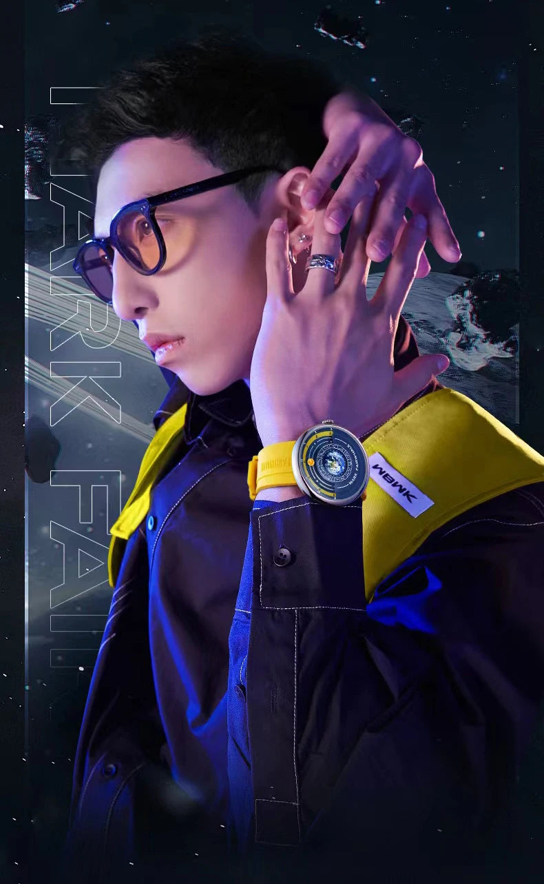 Mark Fairwhale 5700 Luxury Earth Men's 2025 Quartz Watches Sport Waterproof Men Wristwatch Innovative Hands Clocks reloj hombre