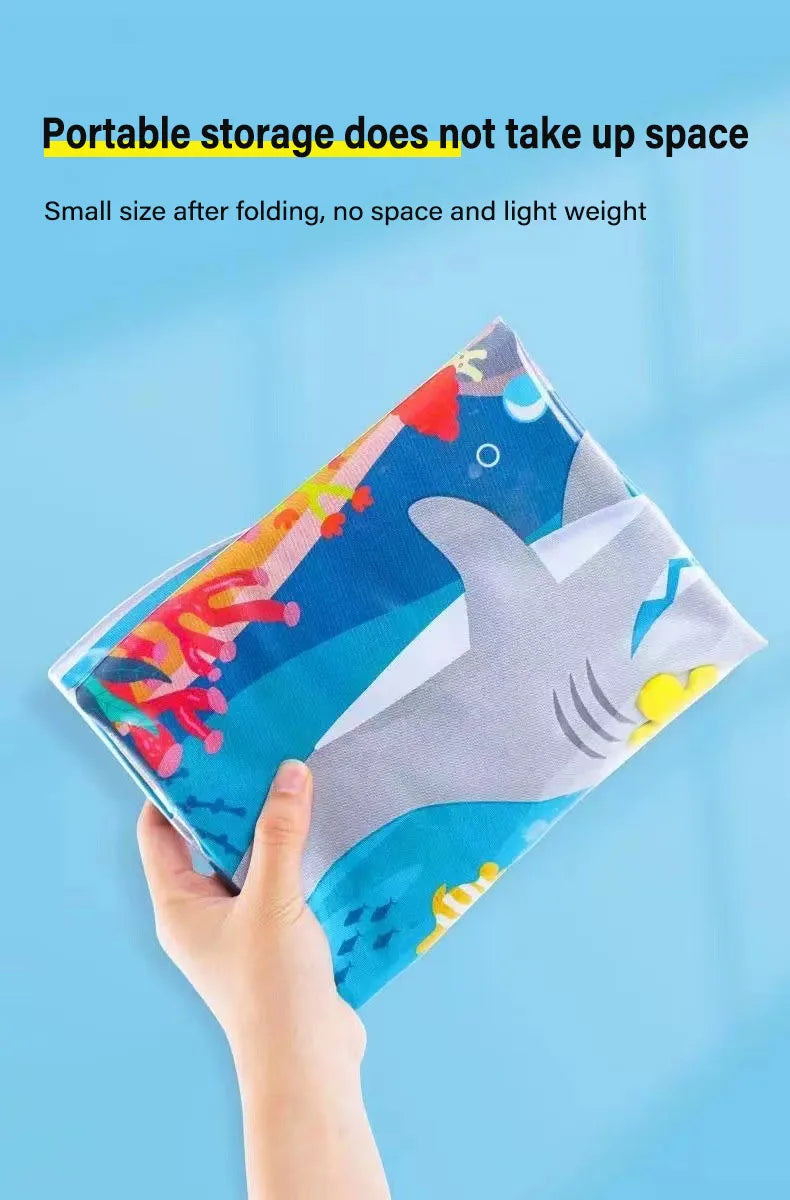 Sea Ocean Water Mat Sensory Water Mat Thickened Inflatable For Cat Pet Supplies Cleaning Cooling Mat Summer Cat Pets Accessories