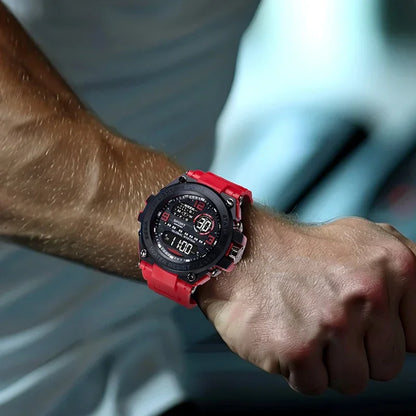 MAYZHISU Sports Electronic Watch for Man Student Teens Outdoor Waterproof Men's Sports Watches LED Digital Clock