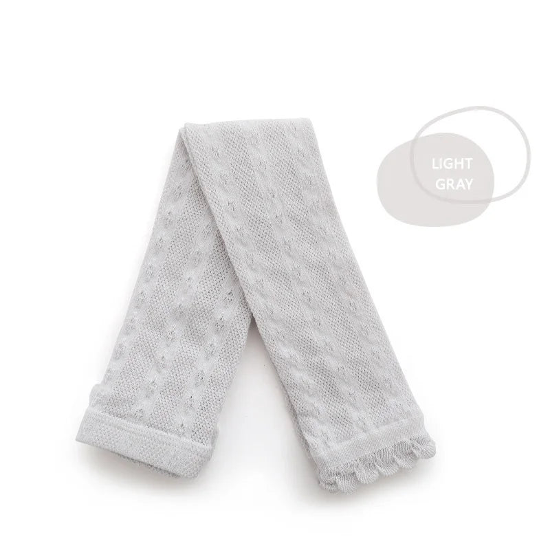 Summer Girls Pants Mesh Thin Baby Lace Pantyhose Outside Wear Summer Baby Stockingds Anti-Mosquito Kids Leggings For Girls