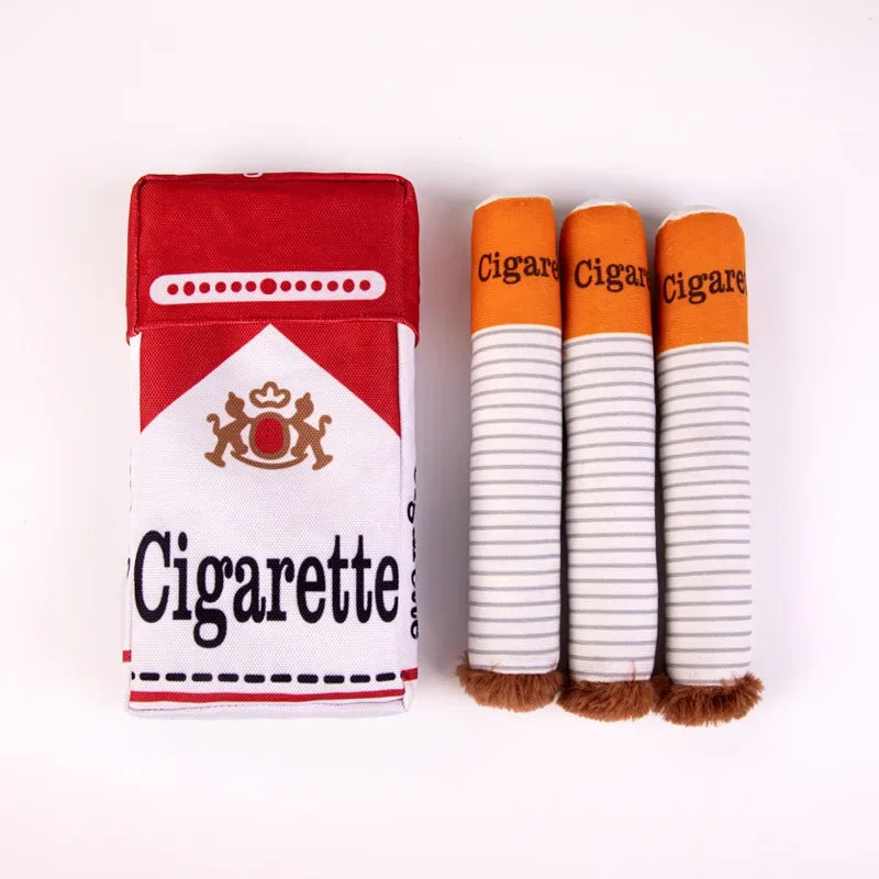 Dog Toy Funny Interactive Plush Dog Toys Creatives Cigarette Design Giggling Chewing Toys for Dog The Perfect Pet Gift for Plays