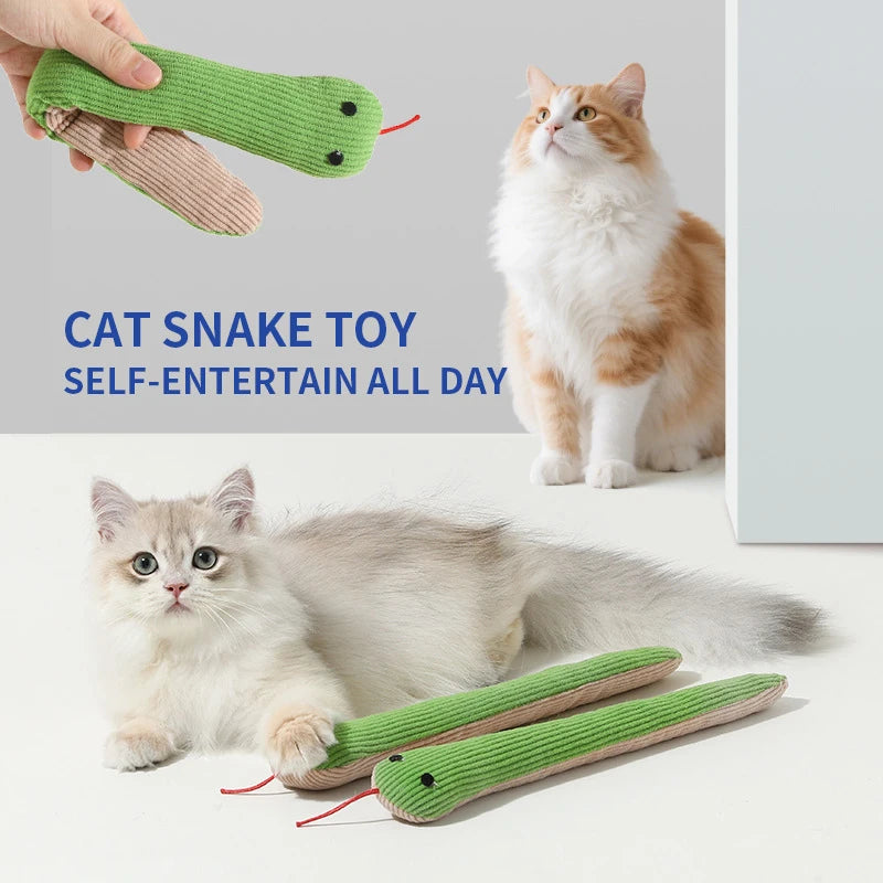 Hot sale Dog Toy Snake Interactive Toy Kitten  Kick Toy Interactive Pet Toy for Indoor Cats 16.5 Inches Pet Supplies