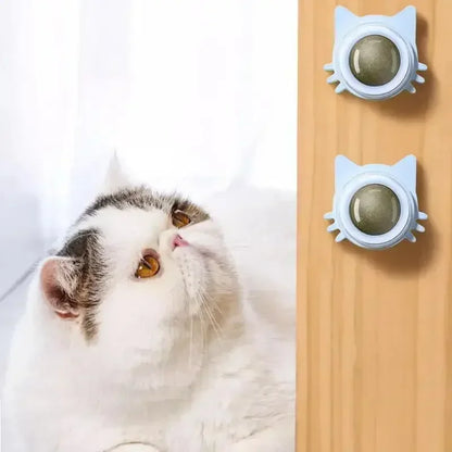 Catnip Balls Funny Lickable Cat Snack Catnip Balls Kitten Playing Chewing Cleaning Teeth Toy For pet supplies Small Medium Cats
