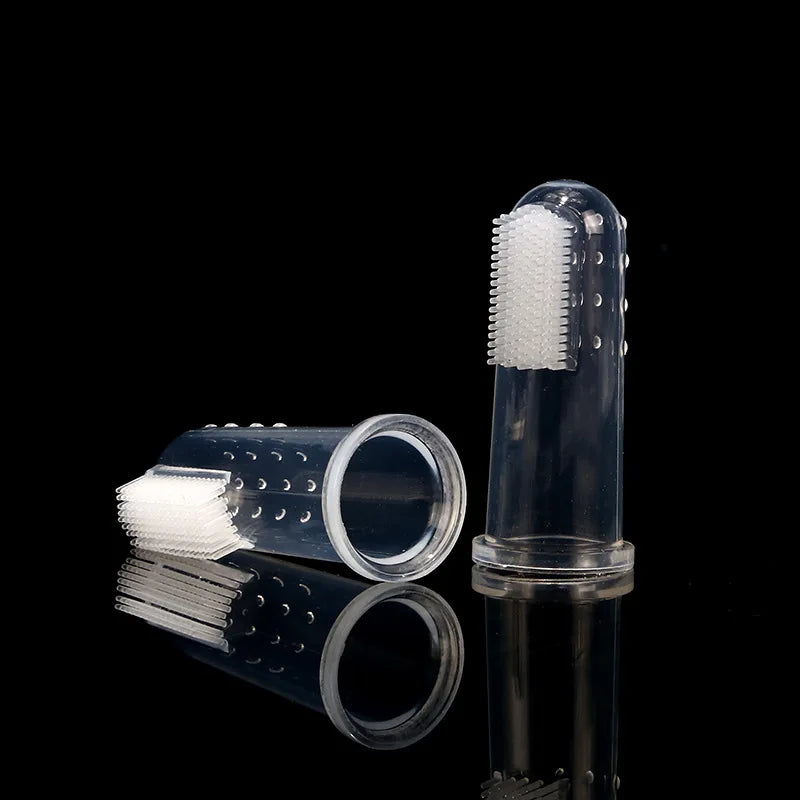 Super Soft Pet Finger Toothbrush Dog Brush Bad Breath Tartar Teeth Care Tool Dog Pet Supplies Cepillo Para Perro
