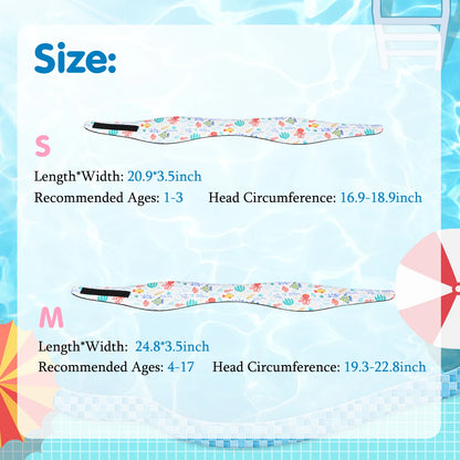 HeySplash Swimming Headband Swim Earplugs Kids Ear Plugs Ear Band Swimmer Ear Protection Elastic Neoprene Ear Guard