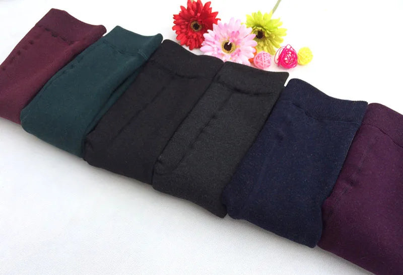 Girls Leggings Thermal Tights Winter Children Kids Thick Warm Stretch Pants