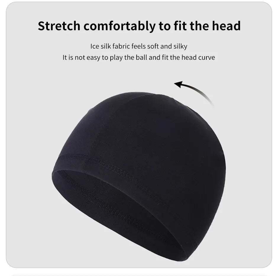 2 Pcs Cooling Skull Cap Helmet Liner Cycling Cap Cooling Cap Sports Helmet Cap for Men Women Running Skiing Hat