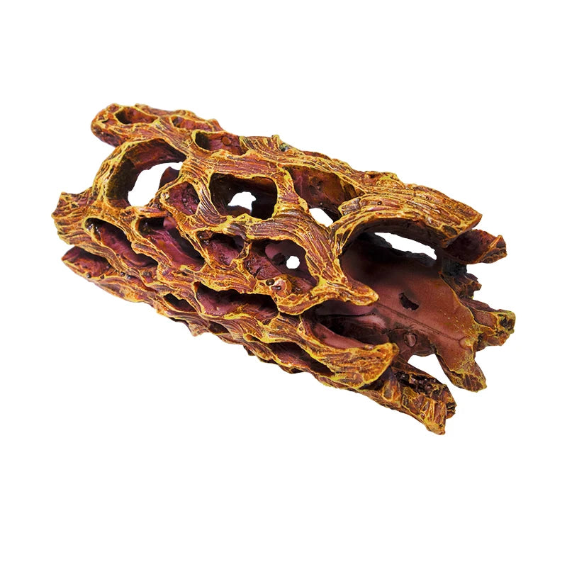 Aquarium Hideout Caves, Fish Shrimp Shelter Breeding Spawning Holes for Cichlids Plecos,Fish Tank Decor, Aquatic Pet Supplies