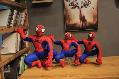 High Quality Spider Man Plush Toy Cartoon Stuffed Anime superhero Plushies Lovely Doll Hug Pillow Home Decor Birthday Gifts Kids