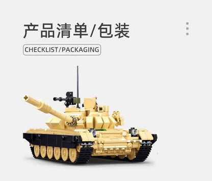 Military Vehicles Tank Sets SWAT Army City Police T34 Model Building Blocks DIY Brick Kids Toys Classic World War II WW2