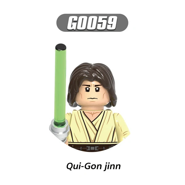 Jedi Temple Guard Building Blocks Count Dooku Mini Mace Windu Figurine Ahsoka Tano Bricks Qui-Gon jinn Figure Kids Toys G0108