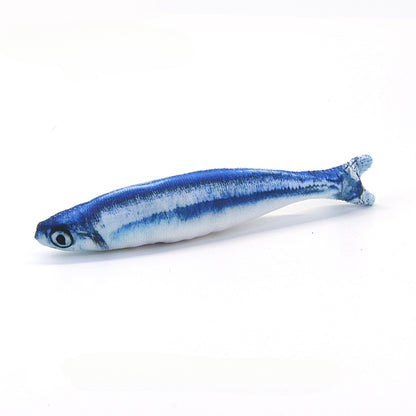 Cat Toy Training Entertainment Fish Plush Stuffed Pillow Simulation Fish Cat Toys Fish Interactive Pet Chew Toy Pet Supplies