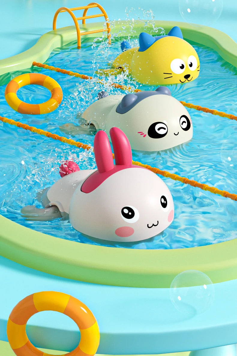 Kids Bath Toys Baby Cute Duck Penguin Egg Water Spray Sprinkler Bathroom Sprinkling Toy Beach Shower Swimming Toddler Toys Gift