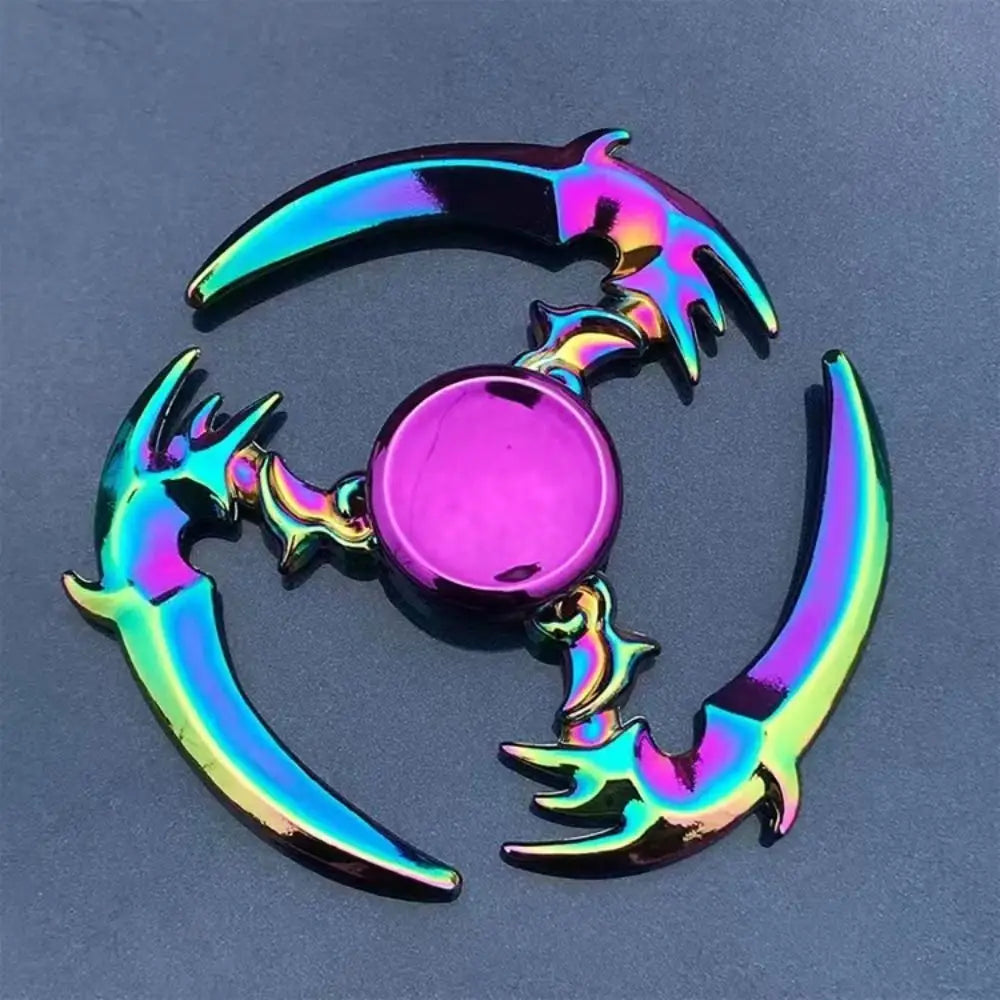 Dragon Wings Hand Spinner High Speed Low Noise Fingertip Gyro Alloy Anti Pressure Metal Rainbow Finger Spinner Children Toys