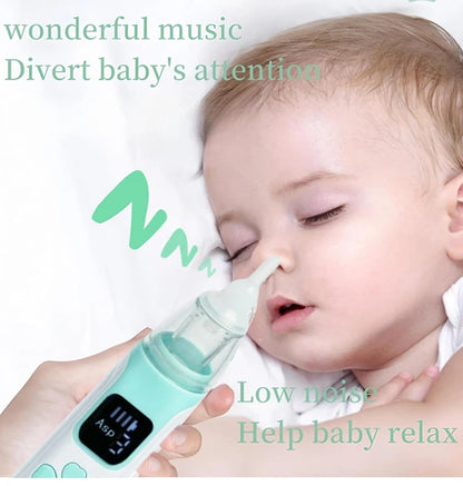 Smart Electric Baby Nasal Aspirator Absorber Equipment Silent Utensils Obstruction Rhinitis Cleaner New Born Items Care Tools