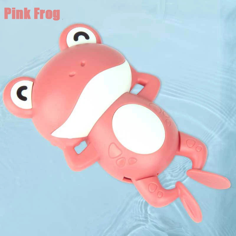 New Summer Bathroom Bath Shower Baby Clockwork Swimming Children Play Water Cute Little Duck Bathing Bathtub Toys For Kid Gifts