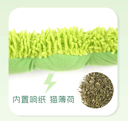고양이 장난감 Pet Supplies Caterpillar Shaped Plush Cat Toy Contains Catnip Self Pleasure Boredom Relief Cat Toys Interactive