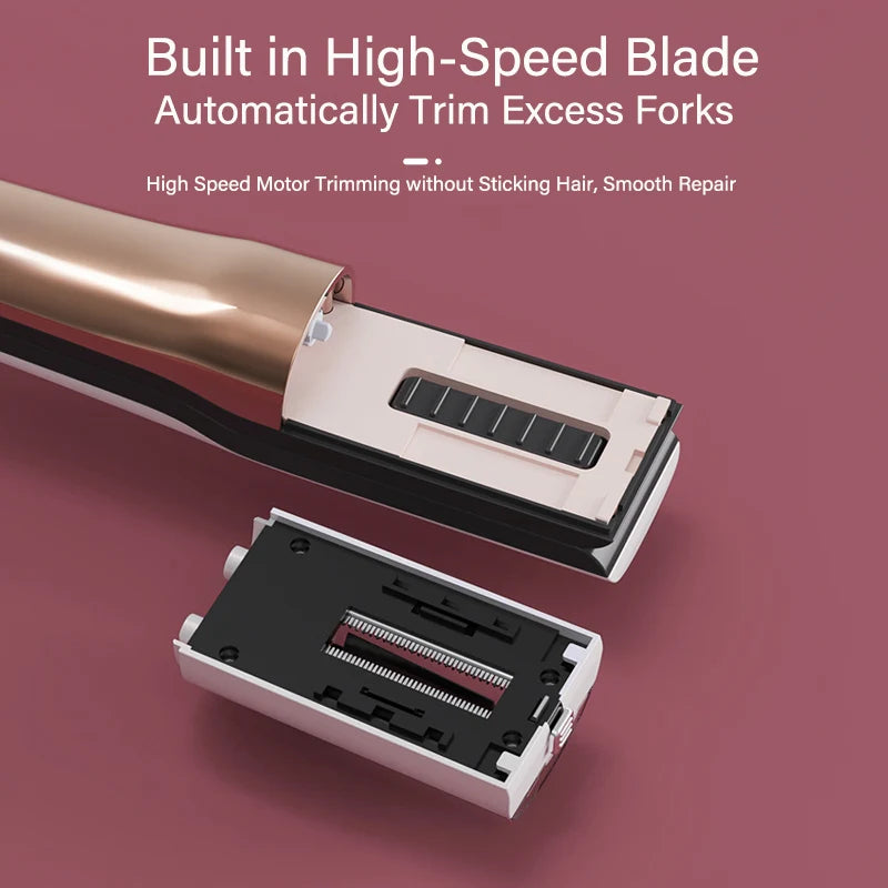 Hair Ends Trimmer Split Remover Dry Damaged Brittle Professional Automatic Trim Split for Women Cordless Hair cutting machine
