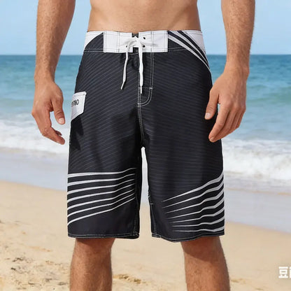Plus Size Men's Swimming Shorts Board Shorts Bermuda Surfing Swim Shorts Dry Fit Boardshorts Swimwear Trunks Running Beach Pants
