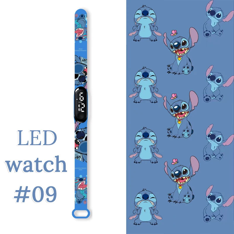 Fashion Stitch Children Watches Girls Waterproof Sport Wristband Women Bracelet  Kids LED Watch Touch Digital Clock
