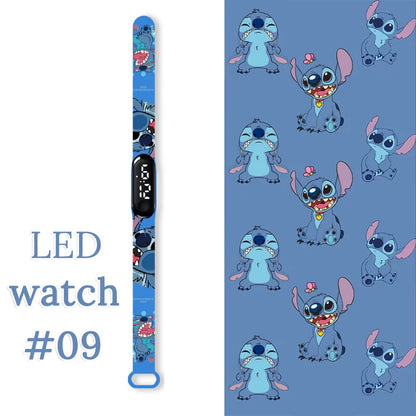 Fashion Stitch Children Watches Girls Waterproof Sport Wristband Women Bracelet  Kids LED Watch Touch Digital Clock