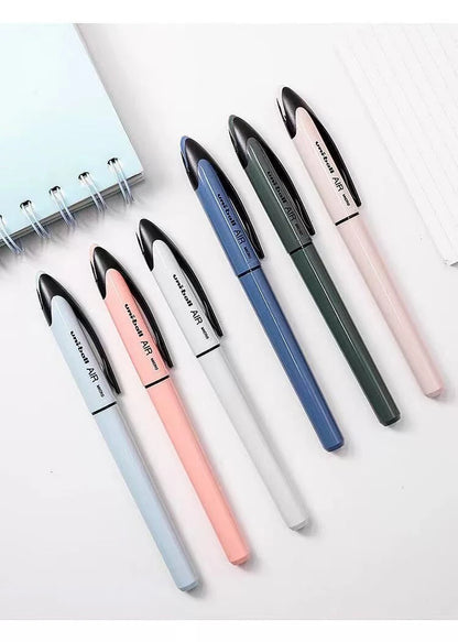 Uni Ball Air Micro Gel Rollerball Pen UBA-188 0.5/0.7MM Japanese Stationery Black Technology Straight Liquid Free Control Ink