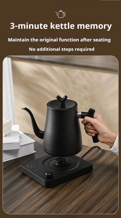 1000W Fast Electric Kettle, 1L Capacity, 304 Stainless Steel, One-Touch Boil & Dry Burn Protection