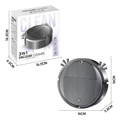 Long battery life Automatic Sweeping Robot Portable Mini Home Vacuum Cleaner USB Rechargeable Wet Dry 3-in-1 Sweeping Machine