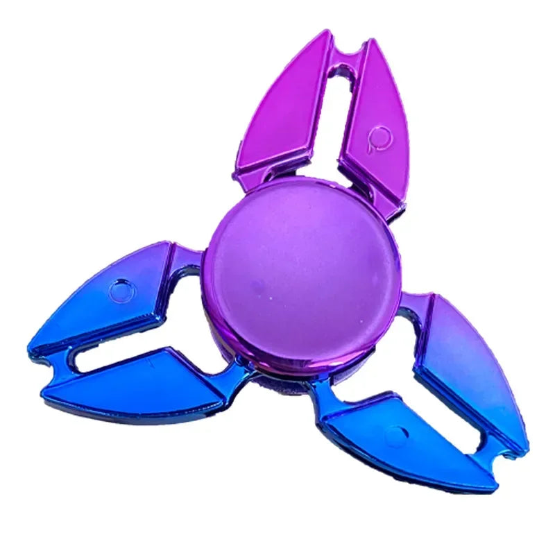 ABS Colorful Fidget Spinner Anti-Anxiety Toys Spinners Relieves Stress Fingertip Gyroscope for Reducing Adult Kids Decompression