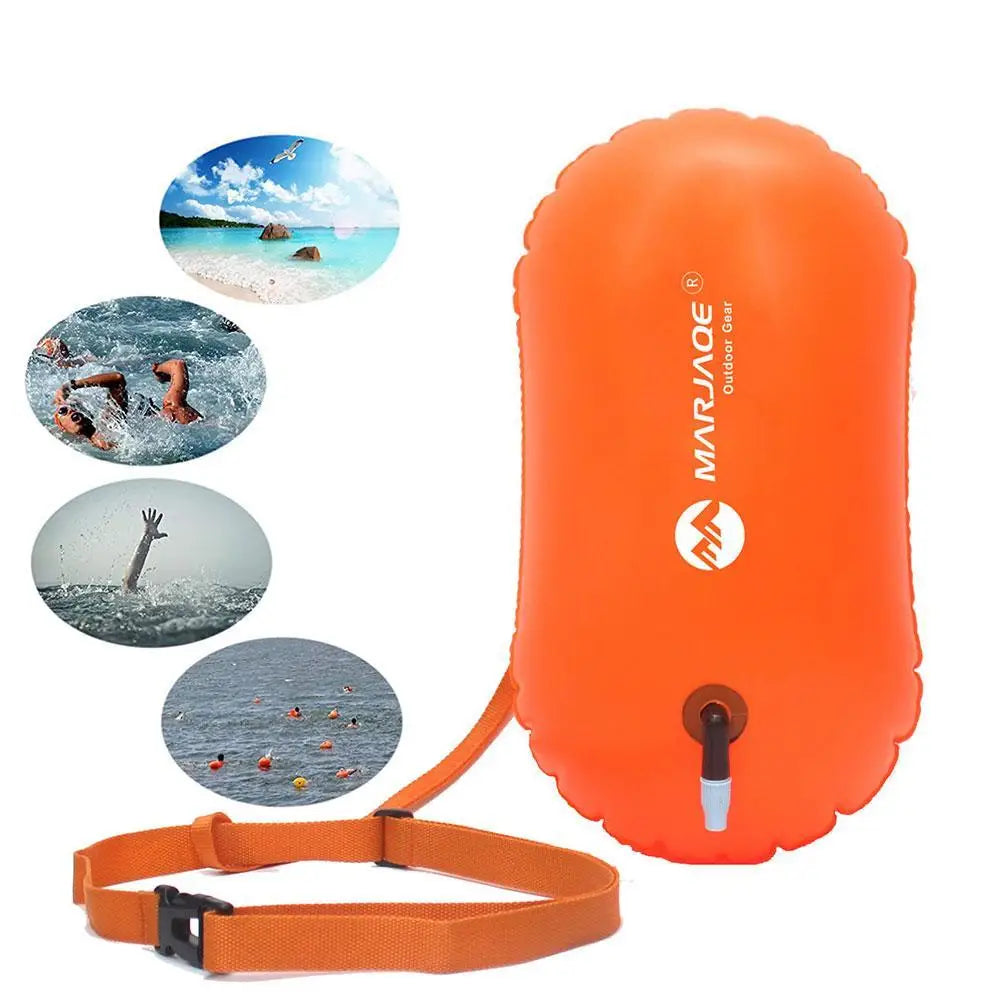 3 colors Swimming Float Bag Thickened Buoy Anti Drowning Drifting Ball Swimming Bunch Canoe Storage Drifting Bag