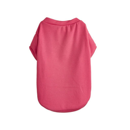 Breathable Dog T-shirt Solid Comfortable Thin Vest For Dogs Cute Summer Pet Clothes Dog Vest Tops Pet Supplies