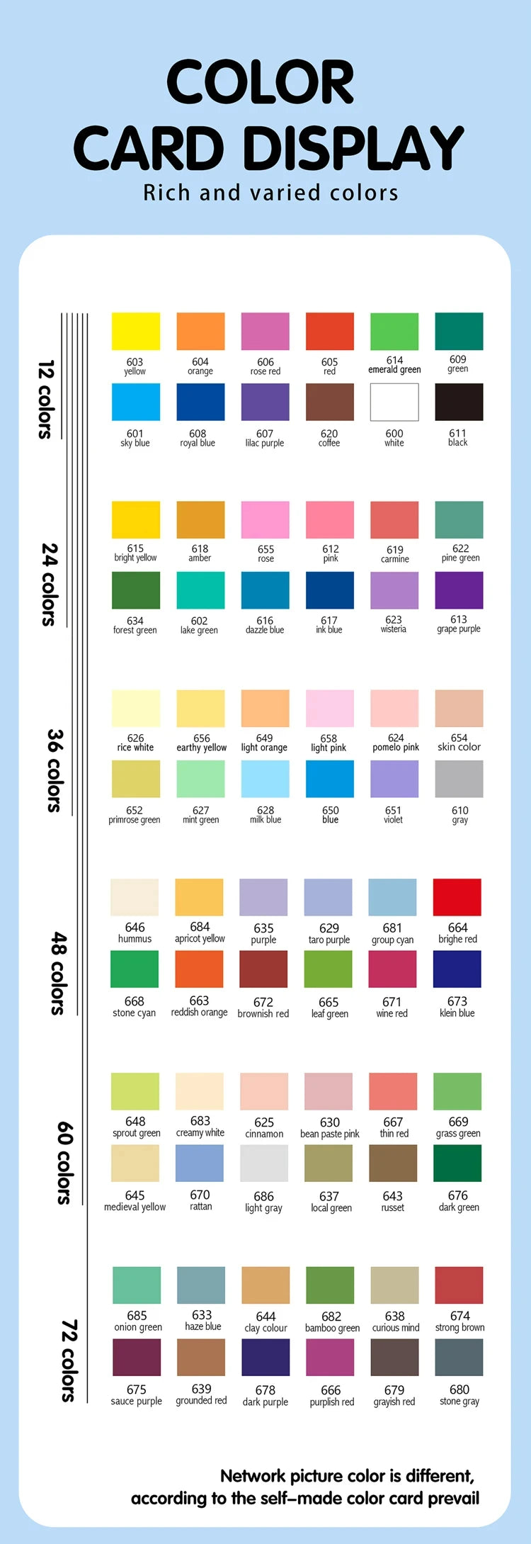 Guangna 360 288 Colors Acrylic Markers Brush Pens Fabric Rock Painting Pen Stone Ceramic Glass Wood Making school Art Supplies