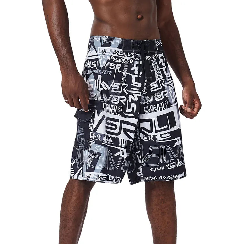 Plus Size Men's Swimming Shorts Board Shorts Bermuda Surfing Swim Shorts Dry Fit Boardshorts Swimwear Trunks Running Beach Pants