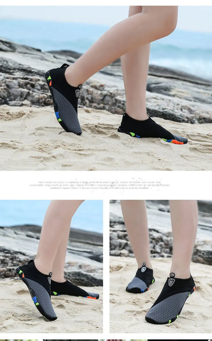 Men Women Aqua Shoes Sneakers Quick Dry Swimming Footwear Unisex Outdoor Breathable Upstream Beach Shoes 35-45#