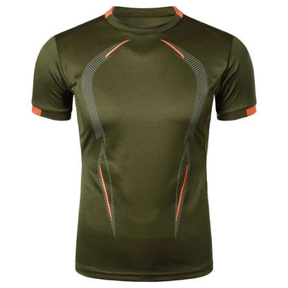 Summer Gym Breathable T Shirt Men Quick Drying Jogging Tops Men Lightweight Training Tees Fitness Tops Running Sweatwear