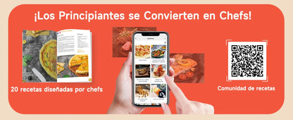 7L Oil-Free Air Fryer, Led Touch Screen, 8 Functions, Removable Non-Stick Basket, Recipe Book Included, 1900